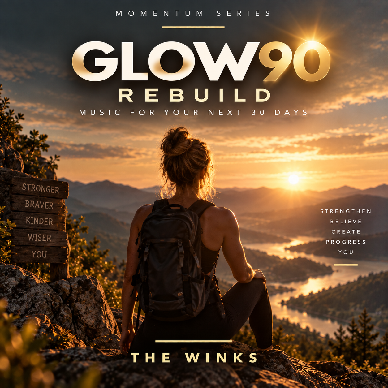 REBUILD album artwork, the Glow90 soundtrack