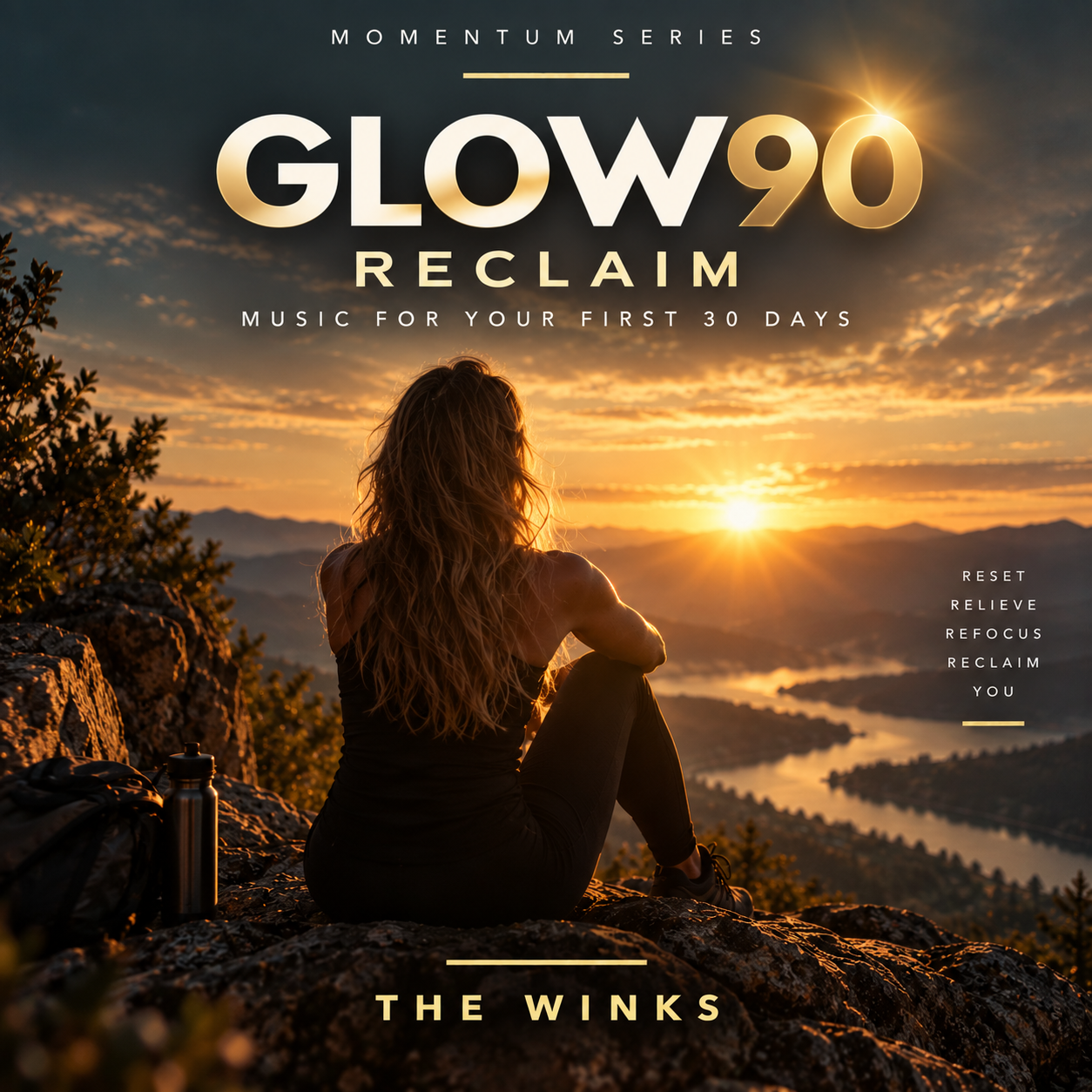 RECLAIM album artwork, the Glow90 soundtrack